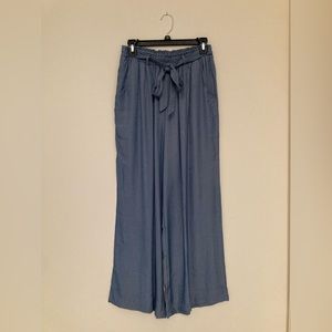 LuLaRoe Dianne Pants — light blue chambray, size S